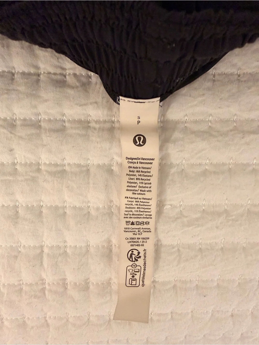 lululemon athletica Black Layered Athletic Skort Shorts